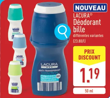 Offre: LACURA® Déodorant bille