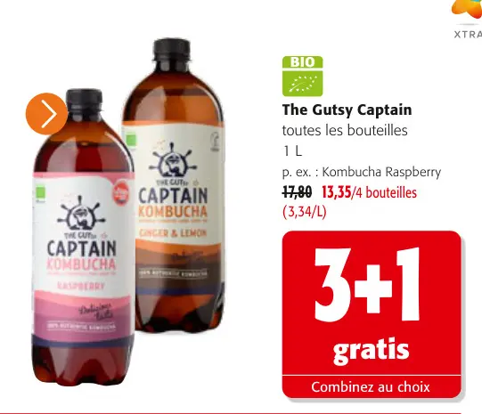 Offre: The Gutsy Captain Kombucha