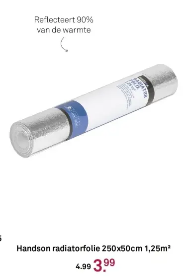 Aanbieding: radiatorfolie