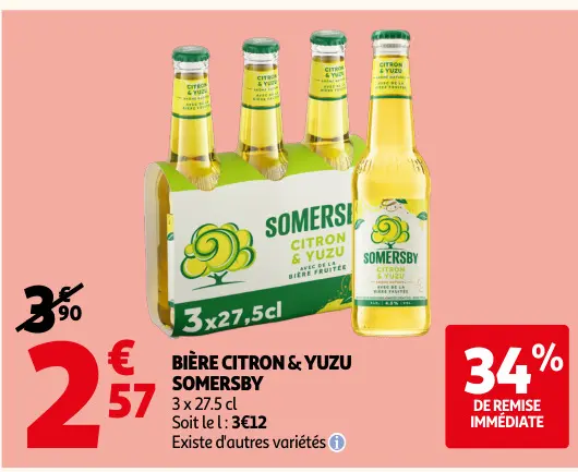Offre: Bière citron & yuzu