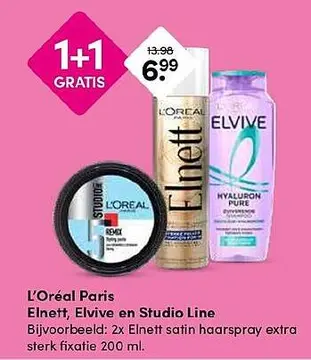 Aanbieding: Elnett, Elvive en Studio Line