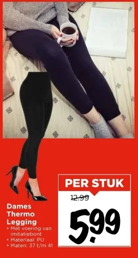 Aanbieding: Dames Thermo Legging