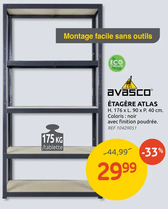 Offre: Étagère atlas