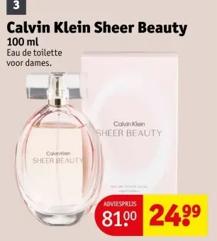 Aanbieding: Calvin Klein Sheer Beauty