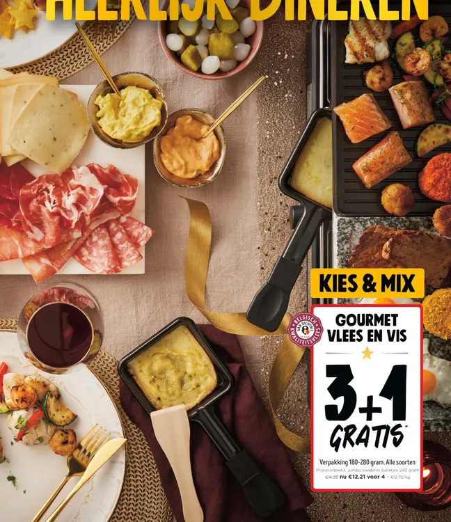 Promotie: Gourmet vlees en vis
