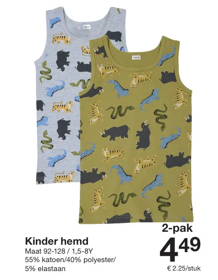 Promotie: Kinder hemd