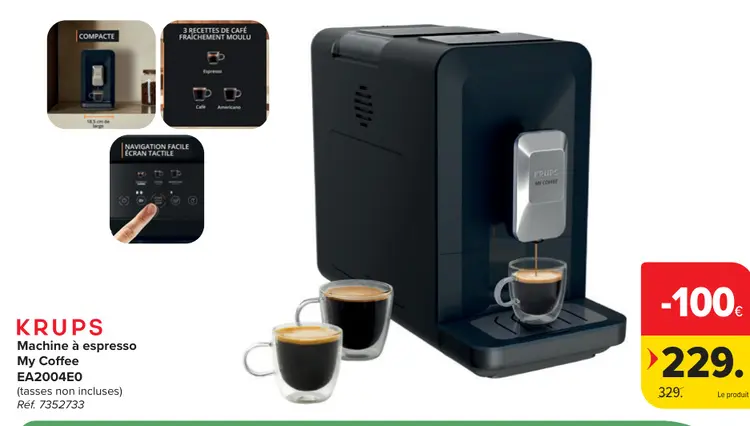 Offre: Machine à espresso My Coffee EA2004E0