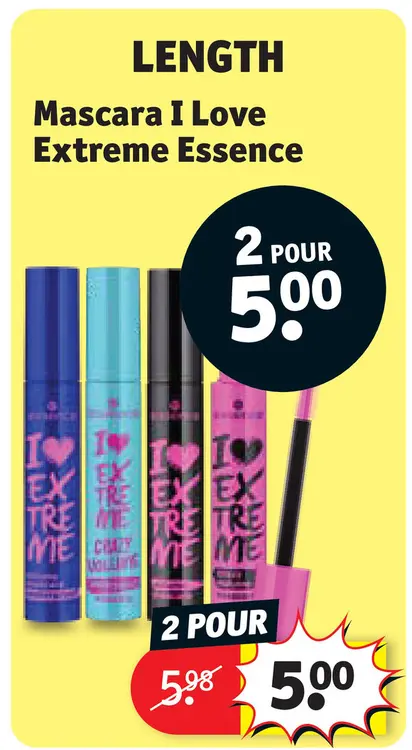 Offre: Mascara I Love Extreme Essence