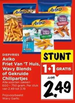 Aanbieding: Friet Van 'T Huis, Wavy Blends of Gekruide Chillpartjes