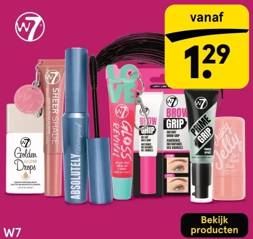 Aanbieding: W7 Cosmetics