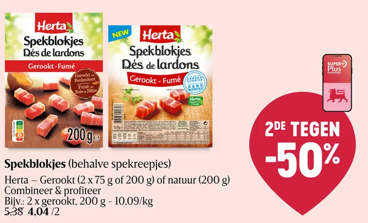 Promotie: Spekblokjes