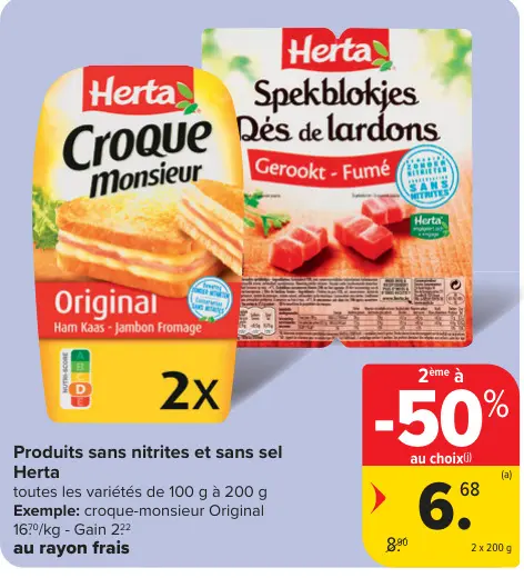 Offre: Herta Produits