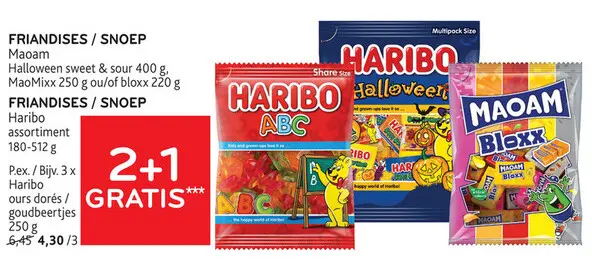 Offre: Friandises / Snoep