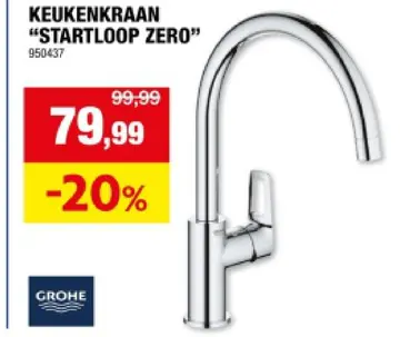 Aanbieding: Keukenkraan "startloop zero"