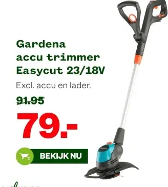 Aanbieding: accu trimmer Easycut 23/18V