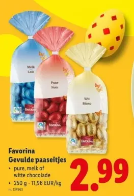 Promotie: Gevulde paaseitjes