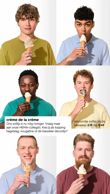 Aanbieding: IJshoorntje softijs (+ dip)