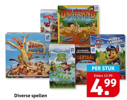 Diverse spellen