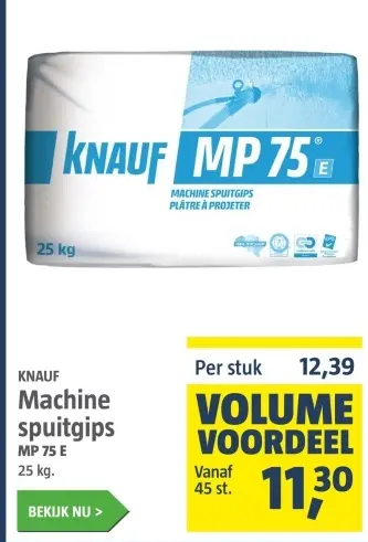 Aanbieding: Machine spuitgips MP 75 E