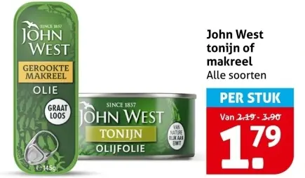 Aanbieding: tonijn of makreel