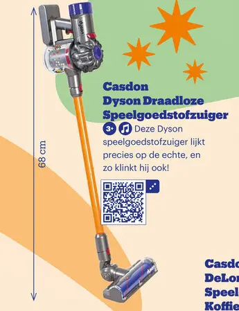 Aanbieding: Dyson Draadloze Speelgoedstofzuiger
