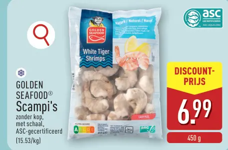 Promotie: Scampi's White Tiger Shrimps