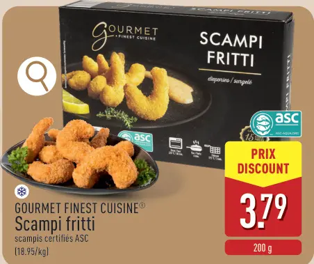 Offre: Scampi fritti