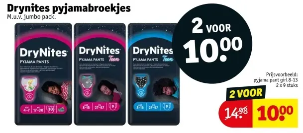 Aanbieding: pyjamabroekjes