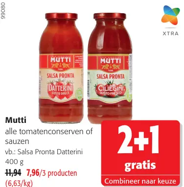 Promotie: Alle tomatenconserven of sauzen
