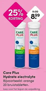 Aanbieding: Care Plus Hydrate electrolyte