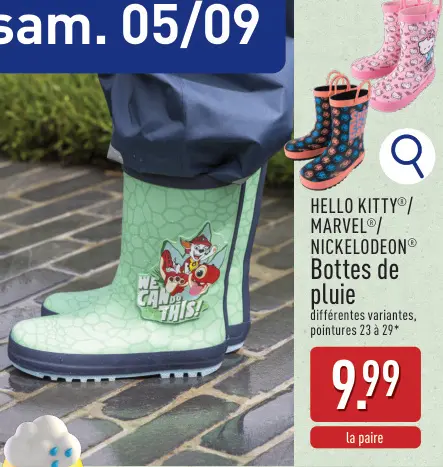 Offre: Bottes de pluie