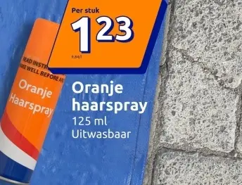 Aanbieding: Oranje haarspray