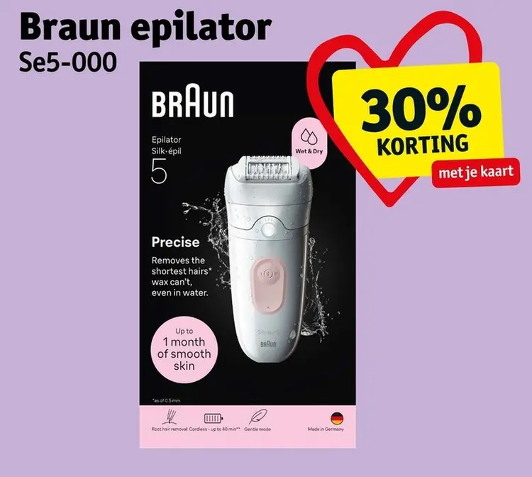 Promotie: Epilator SE5-000