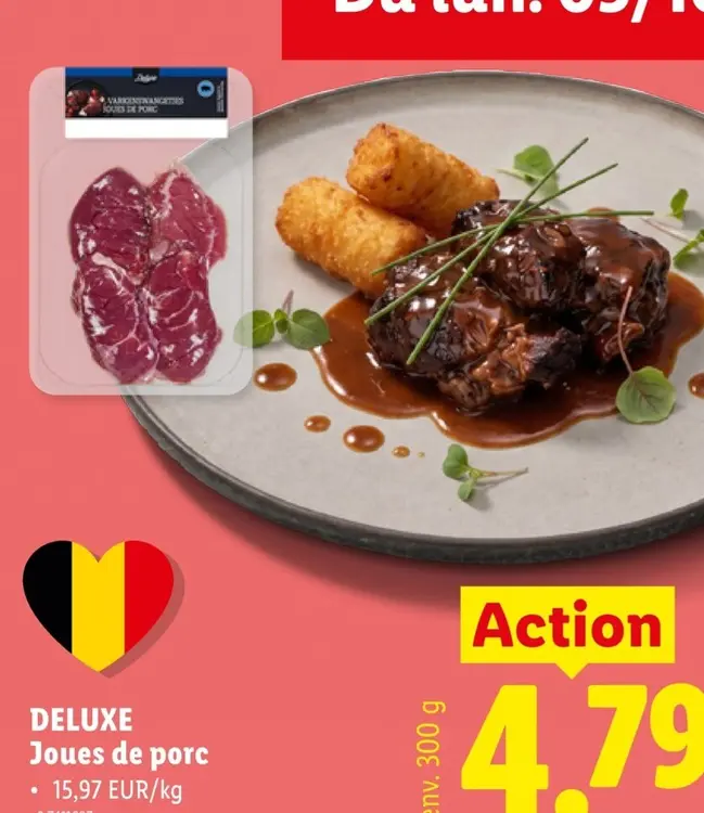 Offre: Deluxe Joues de porc