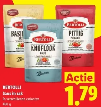 Aanbieding: Saus in zak