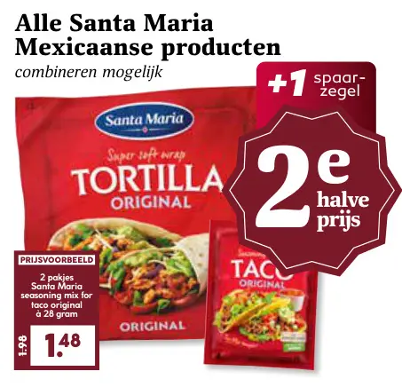 Aanbieding: Alle Santa Maria Mexicaanse producten