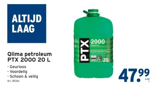 Promotie: Qlima petroleum PTX 2000
