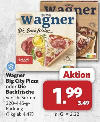 Aanbieding: Big City Pizza oder Die Backfrische