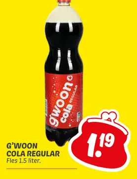 Aanbieding: G'woon cola regular