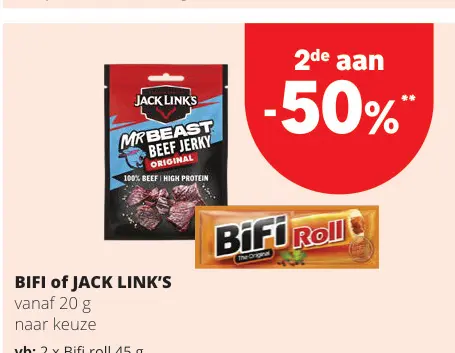 Promotie: Vleessnacks