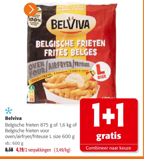 Promotie: Belgische frieten