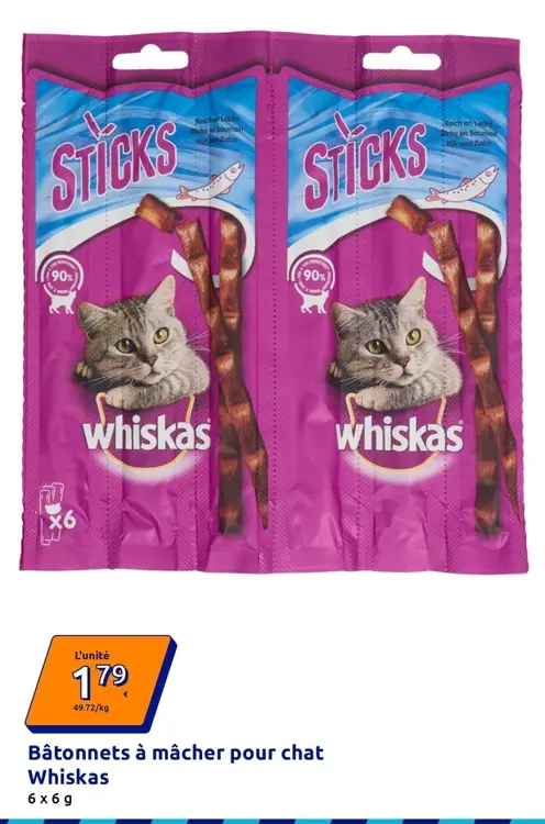 Offre: Bâtonnets à mâcher pour chat