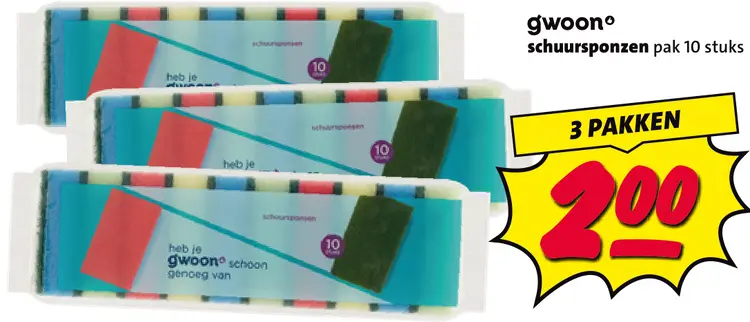 Aanbieding: Schuursponzen