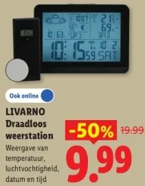 Aanbieding: Draadloos weerstation