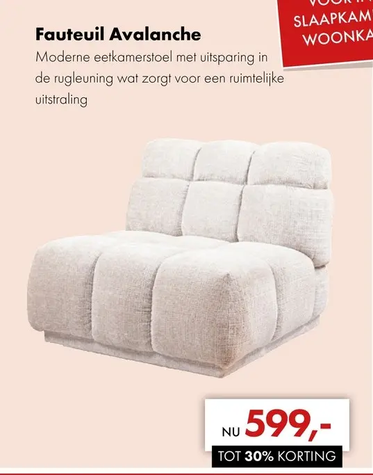 Aanbieding: Fauteuil Avalanche