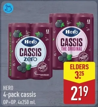 Aanbieding: 4-pack cassis
