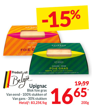 Aanbieding: Upignac Blok foie gras