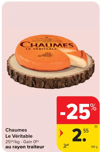 Offre: Chaumes Le Véritable