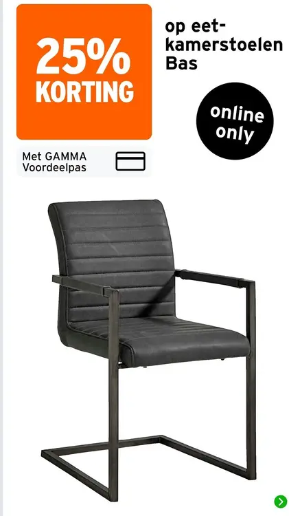 Aanbieding: eetkamerstoelen Bas