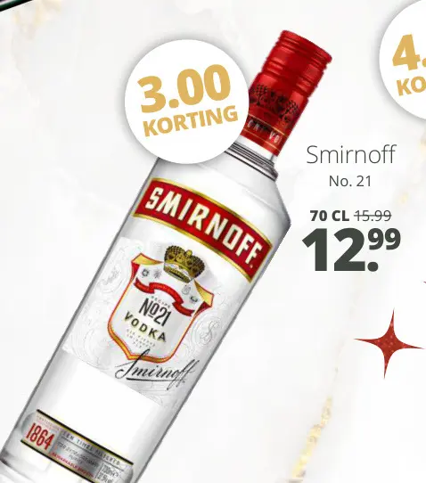 Aanbieding: Smirnoff No. 21